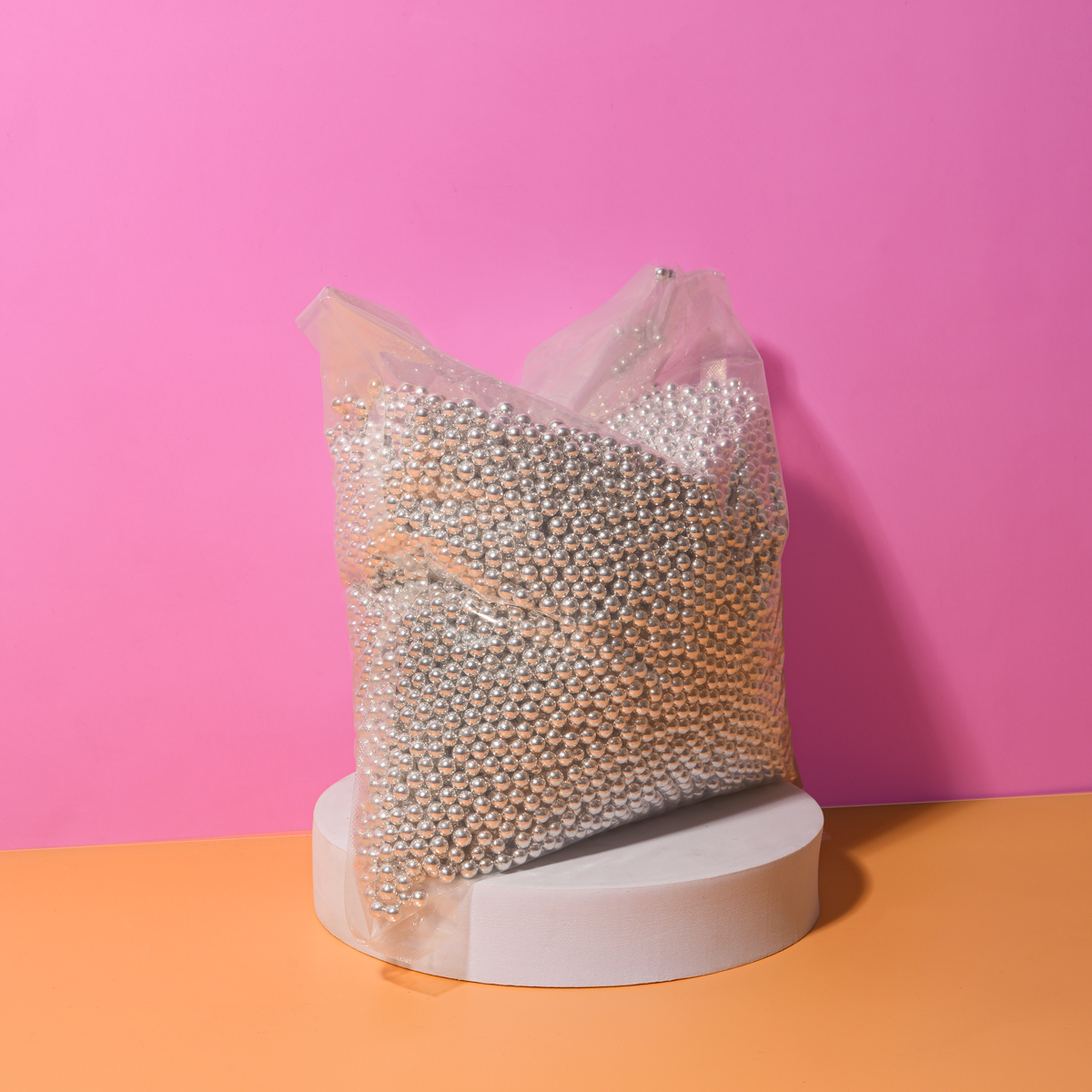 2kg SHINY SILVER 6mm Sprinkles