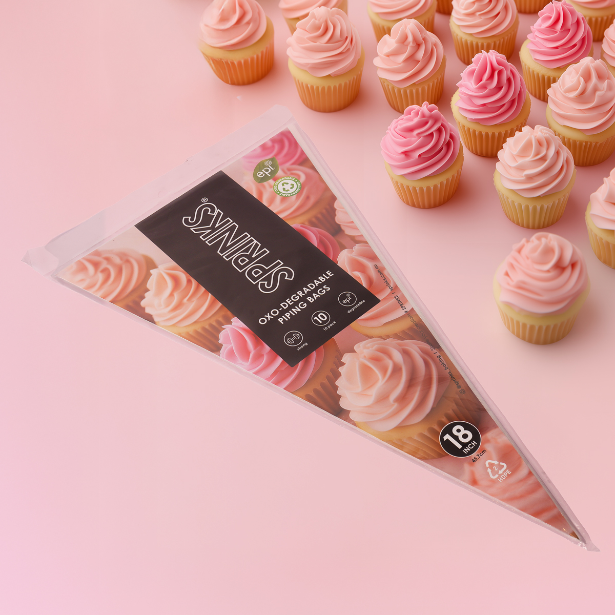 18 BIODEGRADABLE Piping Bags (Pack of 10) - by Sprinks