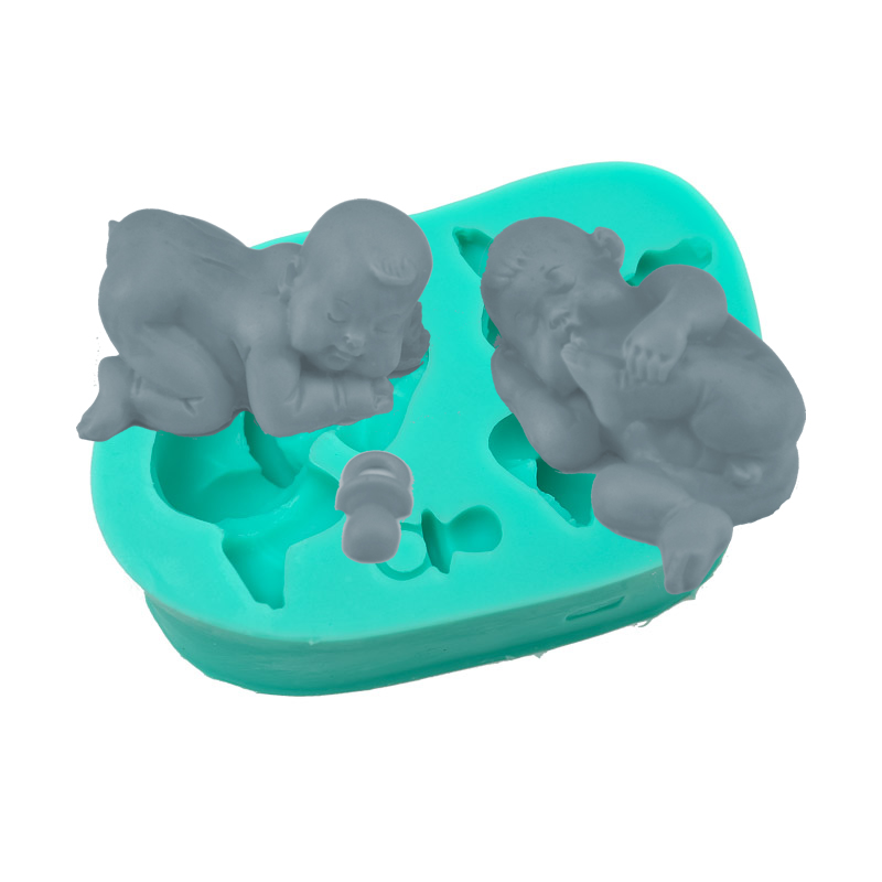 Silicone Mould - TWO BABIES