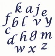 FMM Alphabet Tappit Set - Lower Case Script