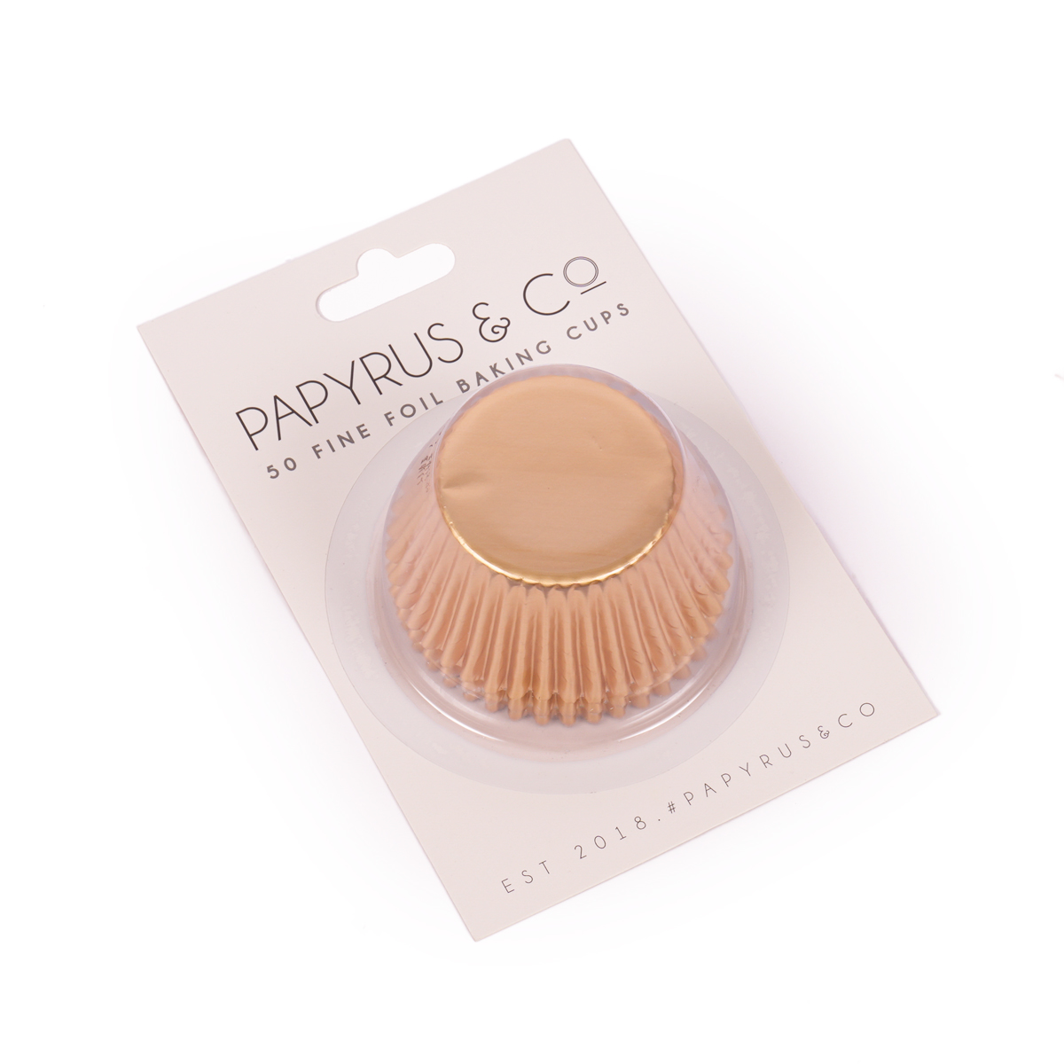 Medium SOFT GOLD Foil Baking Cups (50 pack) - 44mm Base