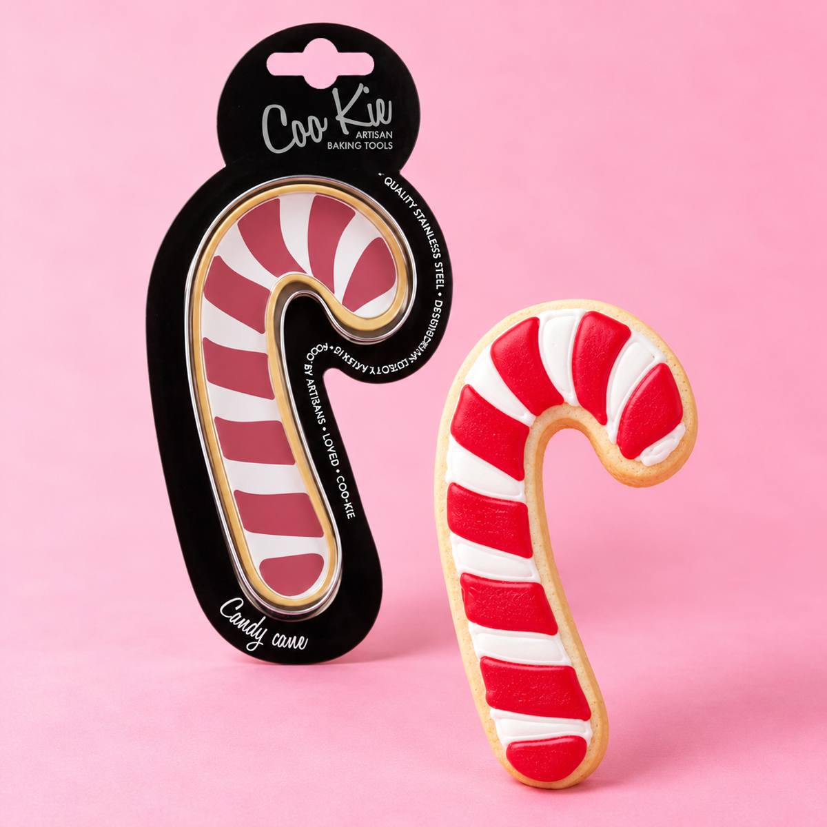 Coo Kie CANDY CANE Cookie Cutter