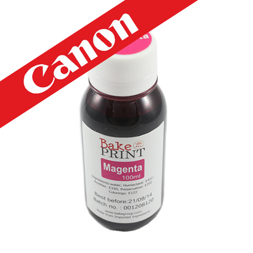 Edible Ink Refill Bottle 100ml - MAGENTA (CANON)