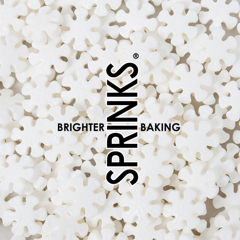 500g XL WHITE Snowflakes - by Sprinks