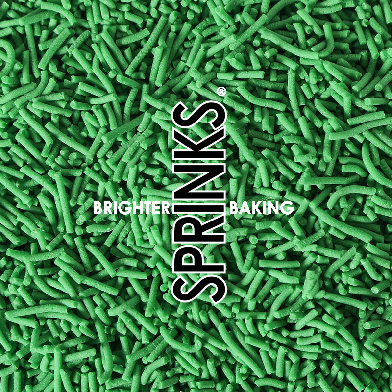 500g Jimmies 1mm GREEN - by Sprinks