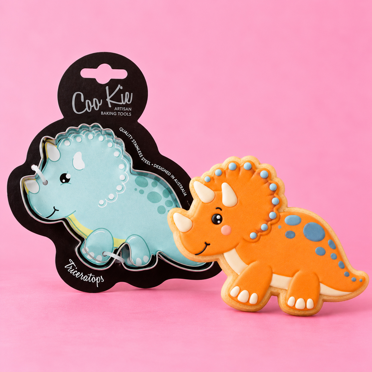 Coo Kie TRICERATOPS Cookie Cutter