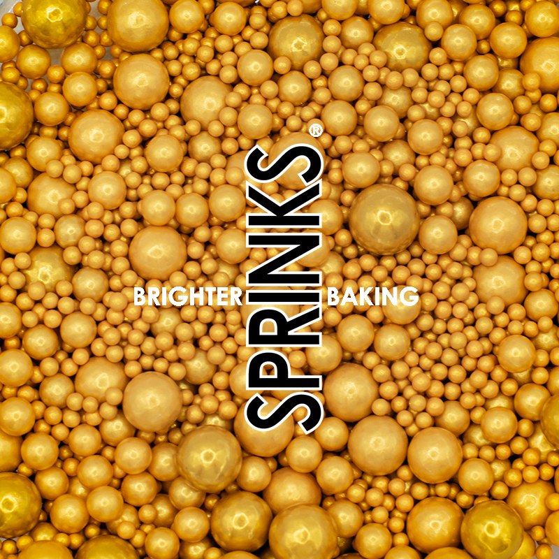 500g GOLD BUBBLE BUBBLE Sprinkles - by Sprinks