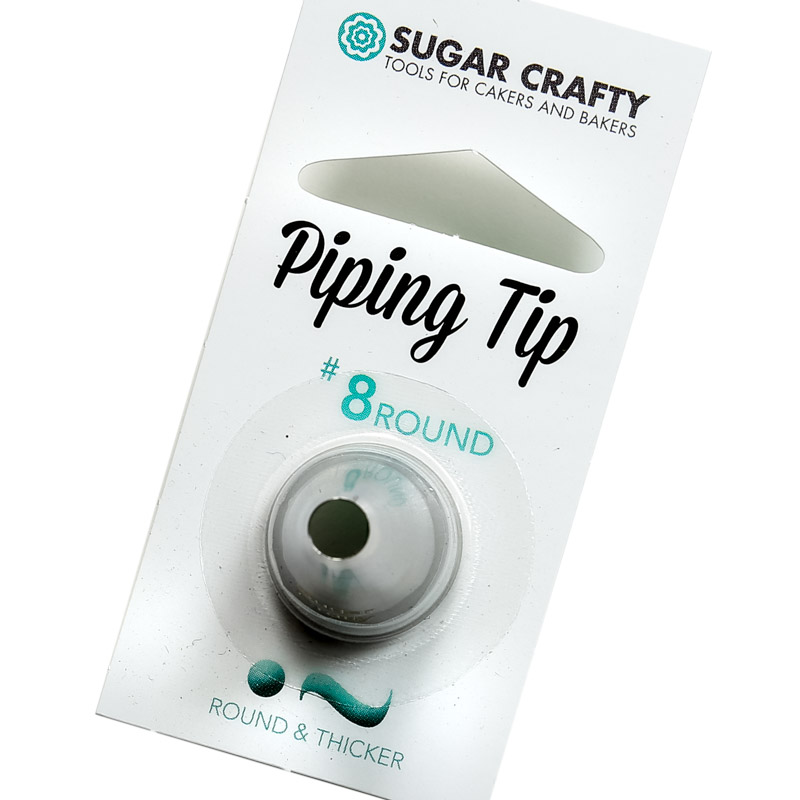 Sugar Crafty Round Icing Tip 8