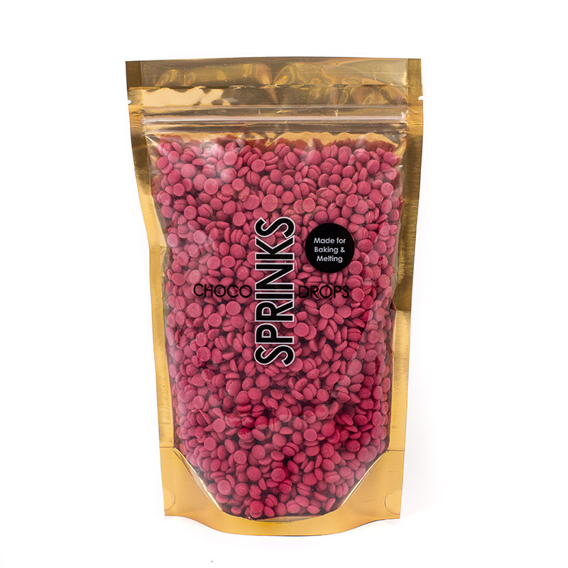 500g SPRINKS Choco Drops - FUCHSIA
