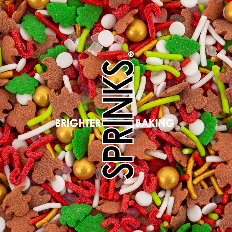 500g RUN RUN GINGERBREAD MAN Sprinkles - by Sprinks