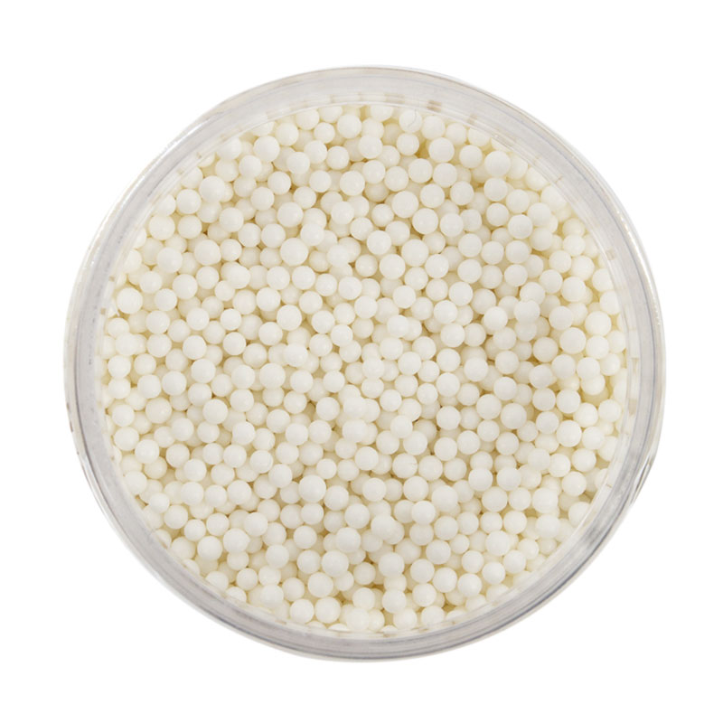 Cachous Pearl Beads MATTE WHITE 2mm (65g) - by Sprinks