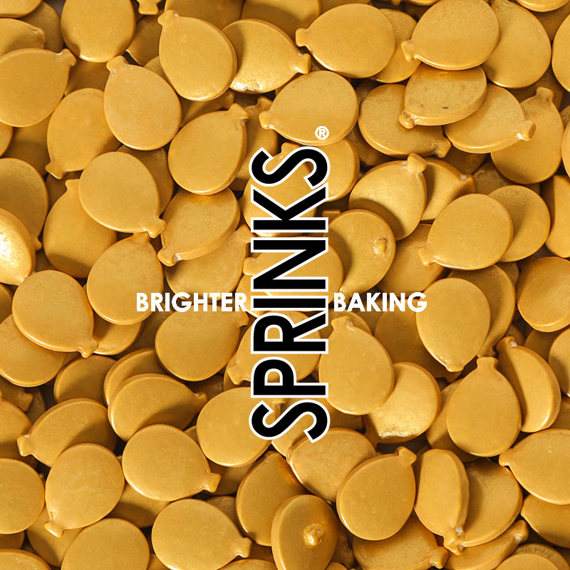500g GOLD Balloons - by Sprinks
