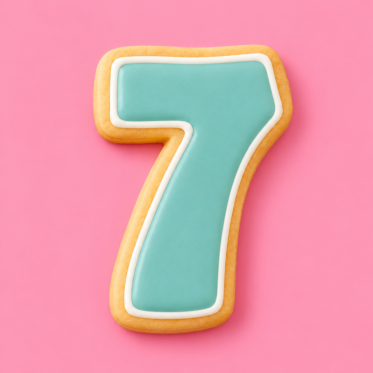 Coo Kie NUMBER 7 Cookie Cutter