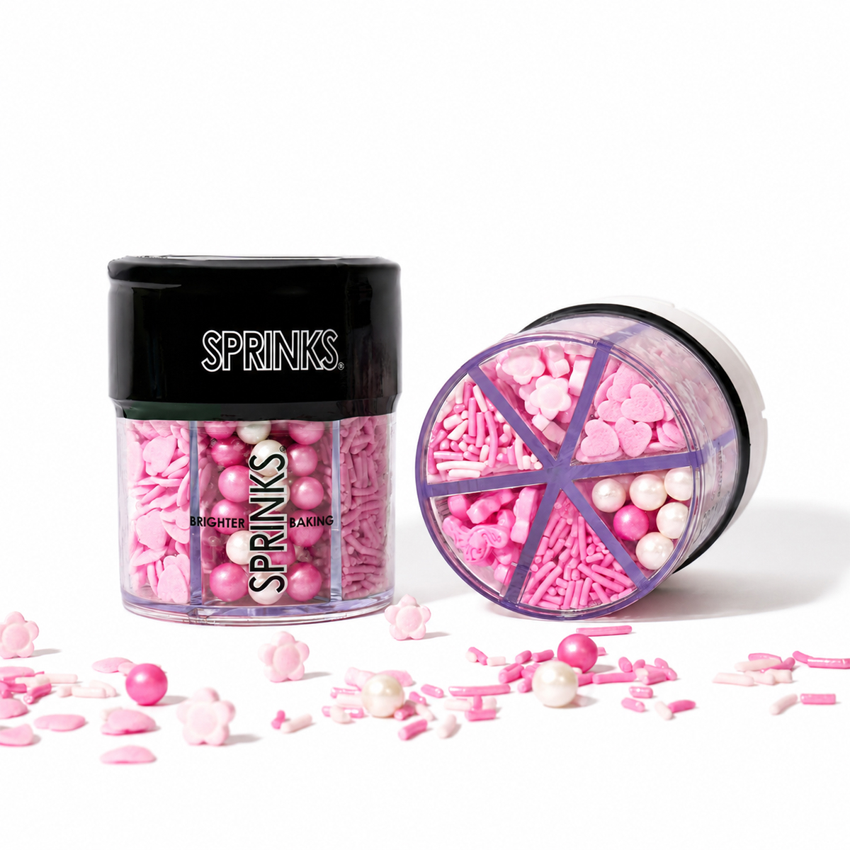 PINK CHARM 6 Cell Sprinkles (85g) - by Sprinks