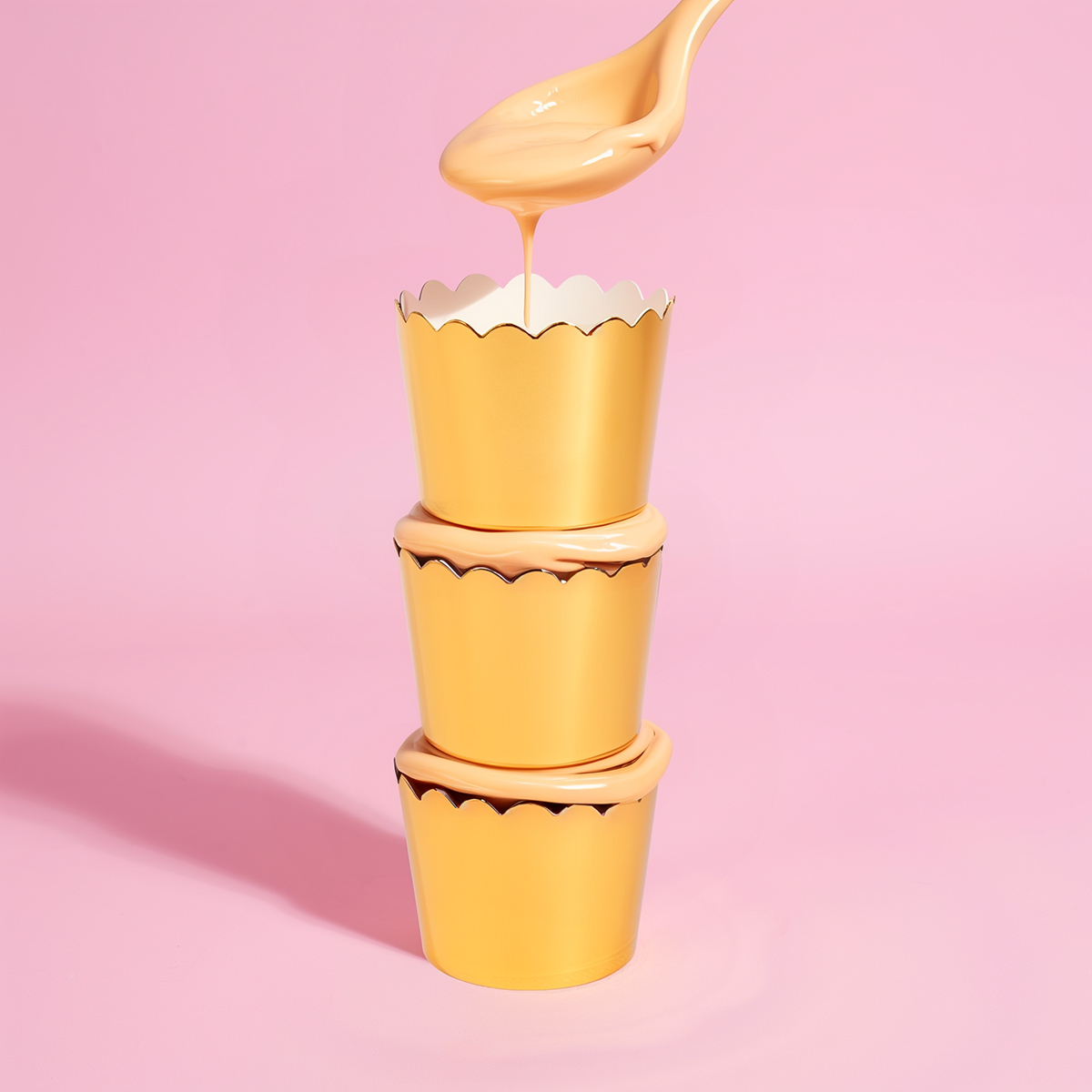 Foil Card Baking Cups (25 pack) - GOLD