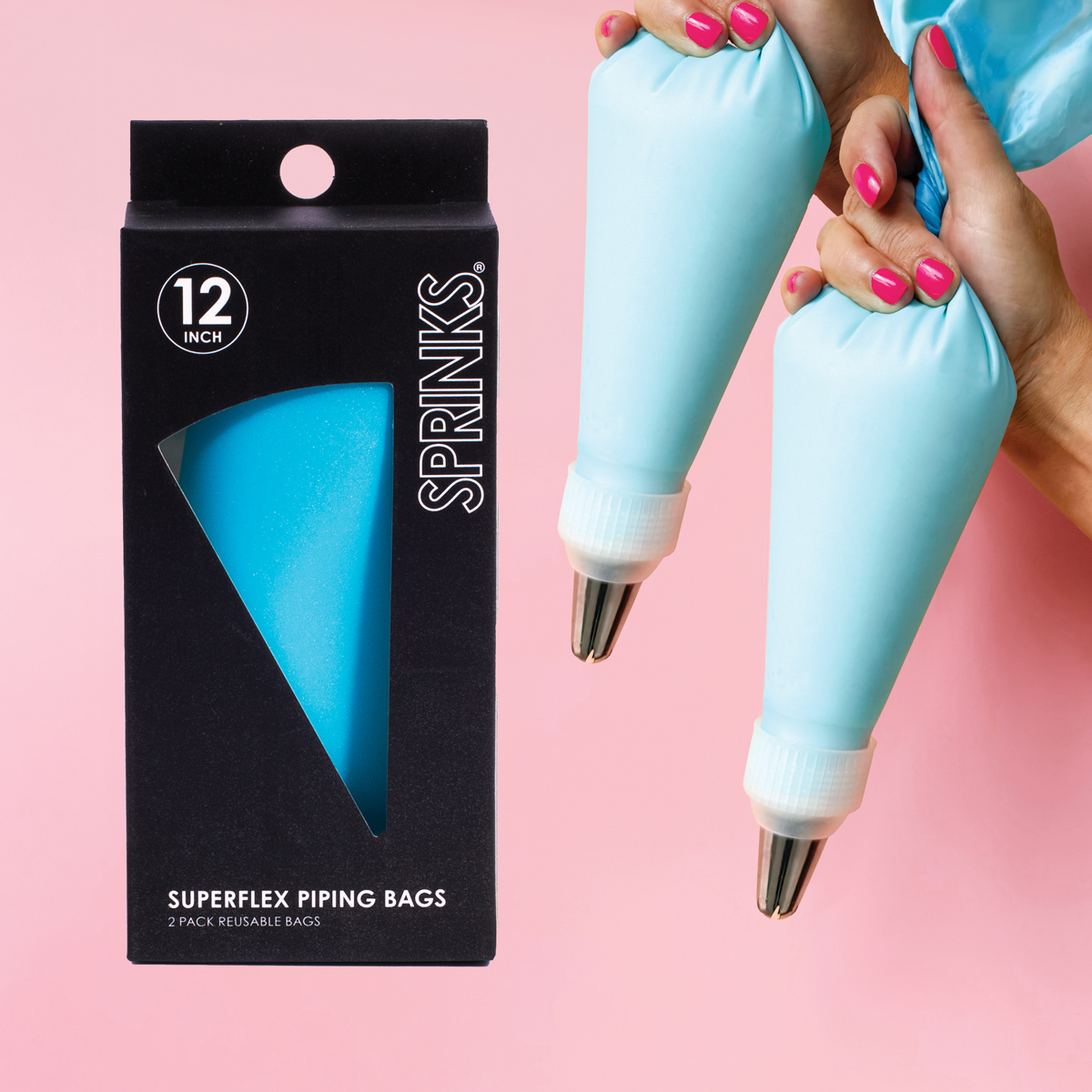 Reusable 12 SUPERFLEX Piping Bag (2 pack) - by Sprinks