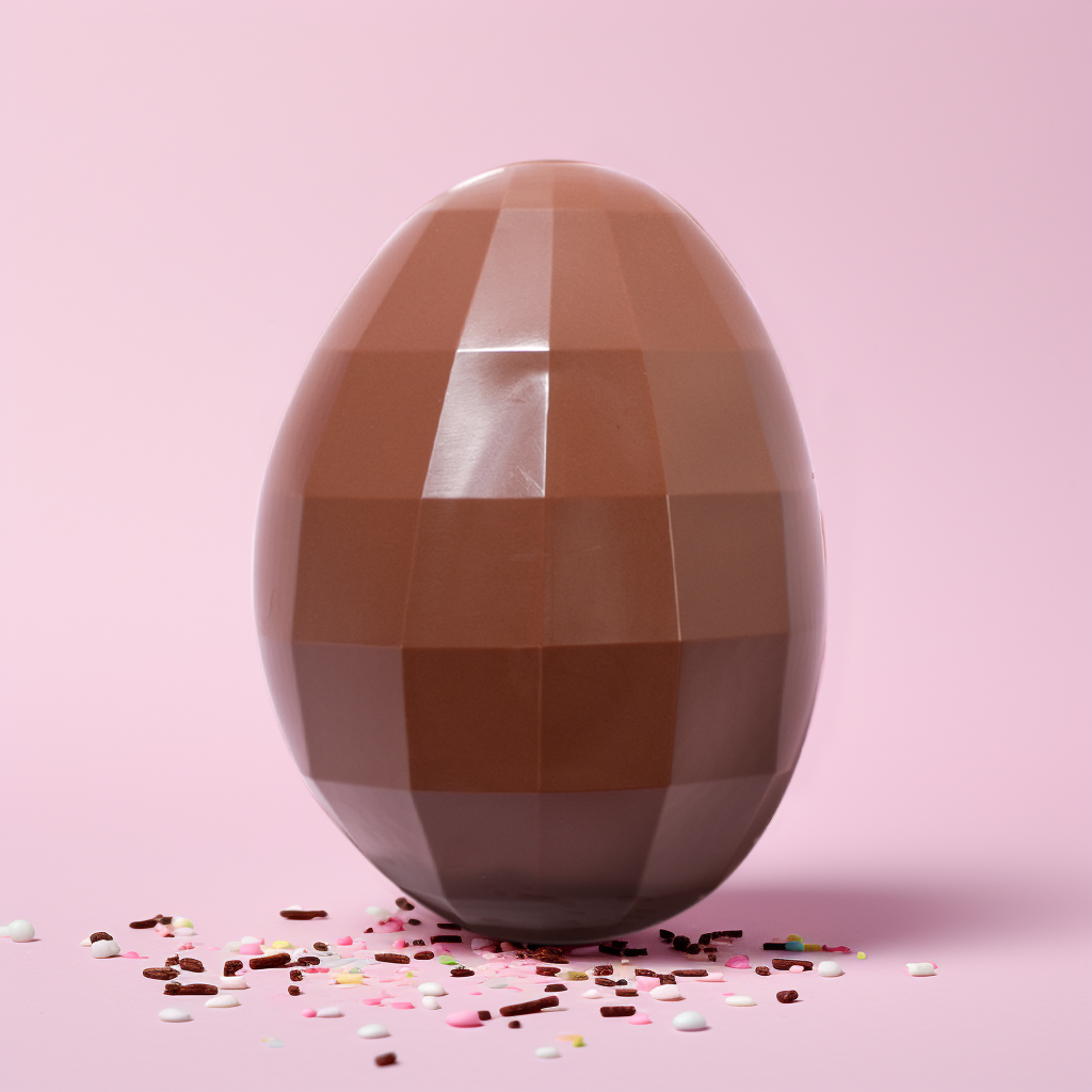 SPRINKS Silicone Mould - LARGE FACETED EASTER EGG