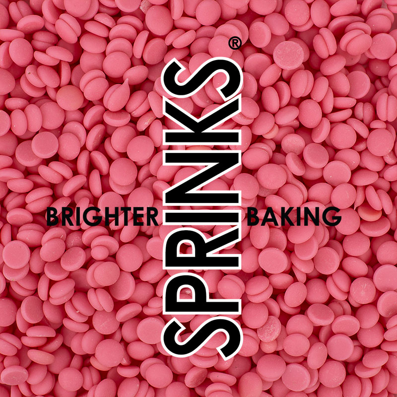 BULK 1kg SPRINKS Choco Drops - CANDY PINK