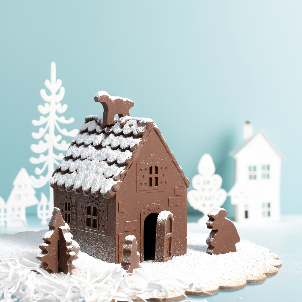 SPRINKS Silicone Mould - GINGERBREAD HOUSE