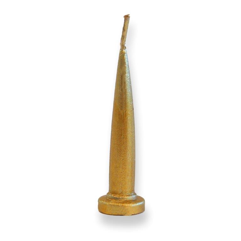 GOLD Bullet Candles (Pack of 144)