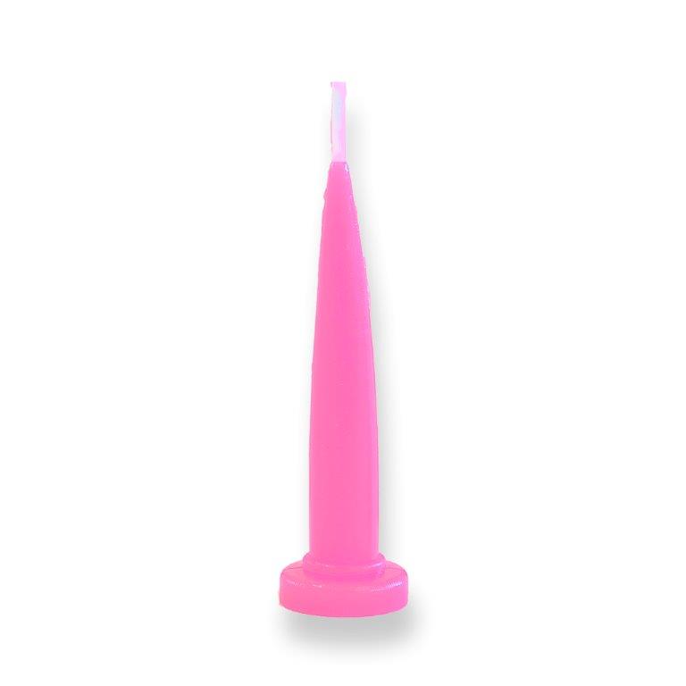HOT PINK Bullet Candles (Pack of 144)