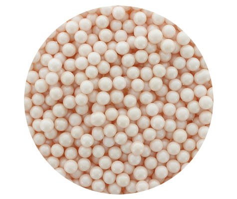 Cachous Round - PEARLISED WHITE 8mm (1kg)