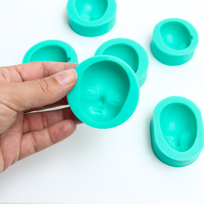 Silicone Mould FACES (SET 2) - Set of 6