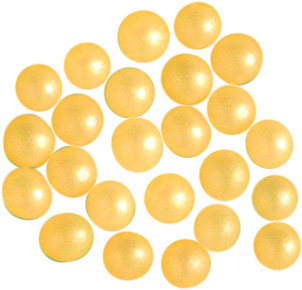 Cachous Round - PEARLISED GOLD 4mm (1kg)