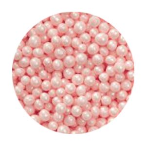 Cachous Round - PEARLISED PINK 8mm (1kg)